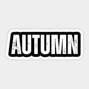 Autumn Name Gift Birthday Holiday Anniversary Sticker